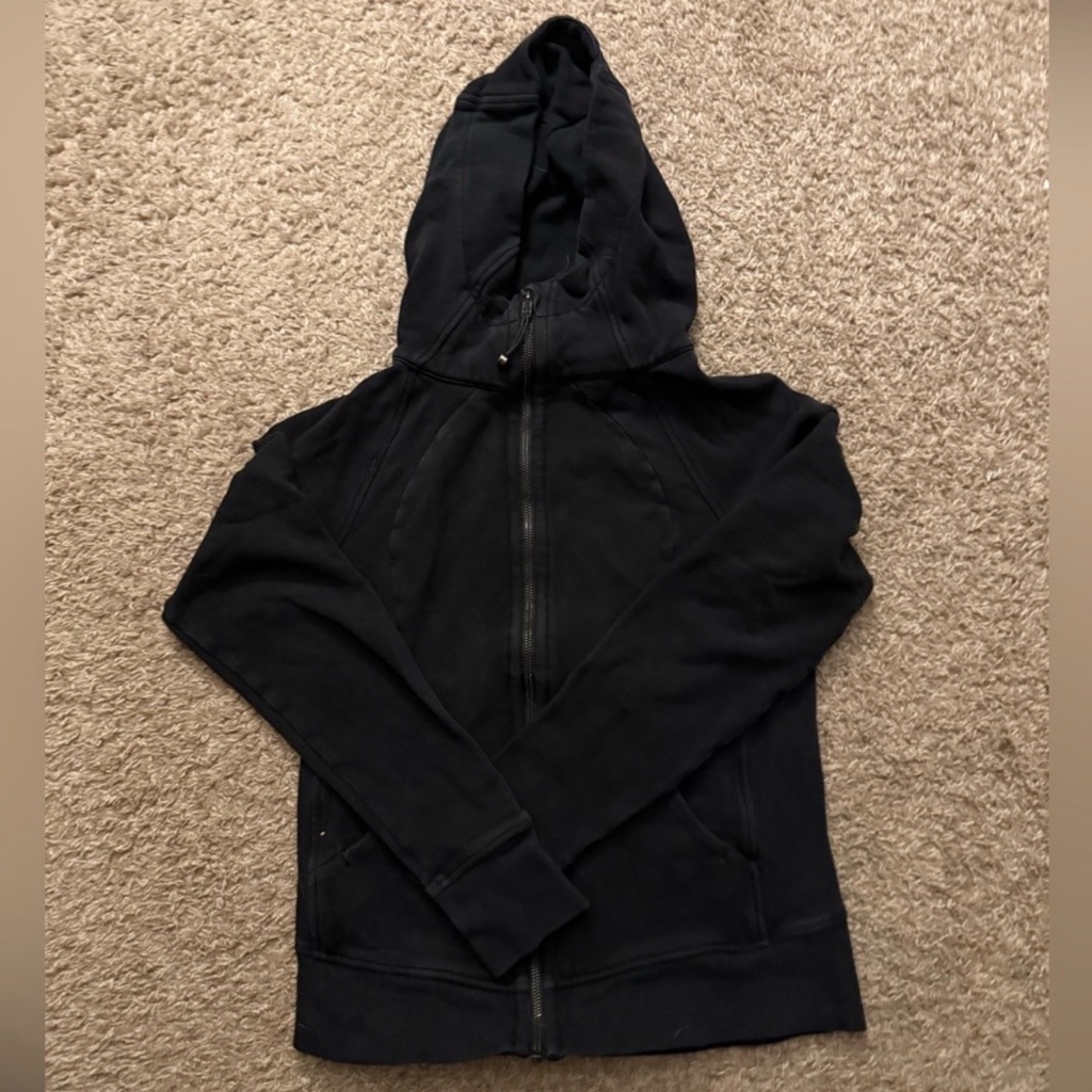 Lululemon Black Scuba Full Zip